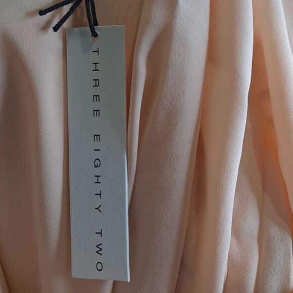 NWT Three Eighty Two Juliana Trapeze Mini Dress - Light Pink Floral  - size XS - Picture 4 of 5